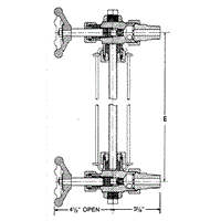 745 Tubular Glass Gauge Valve